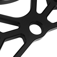 Raceworks Dual Rear Radial Caliper Mount 108mm Black - Dyna 00 - 17 - Henne Company