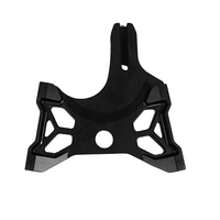Raceworks Dual Rear Radial Caliper Mount 108mm Black - Softail 18 - up - Henne Company
