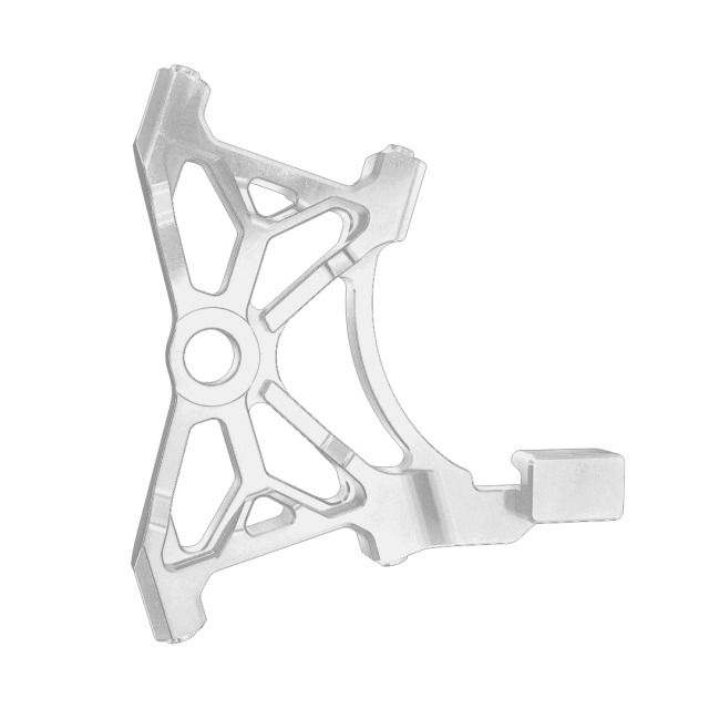 Raceworks Dual Rear Radial Caliper Mount 108mm Raw - Dyna 00 - 17 - Henne Company