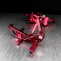 Raceworks Mid Controls Kit RR Style - Touring 14 - up - Henne Company