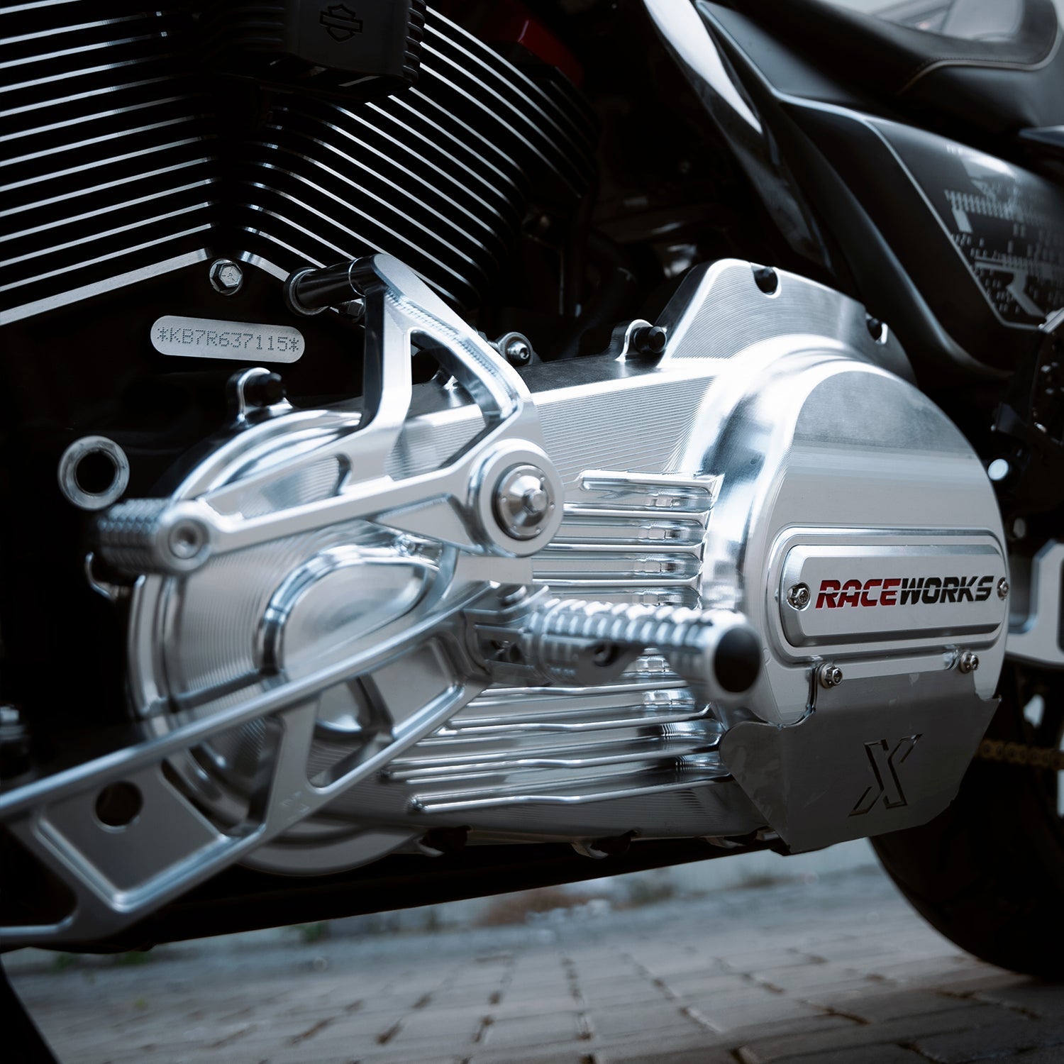 Raceworks Mid Controls Kit RR Style - Touring 14 - up - Henne Company