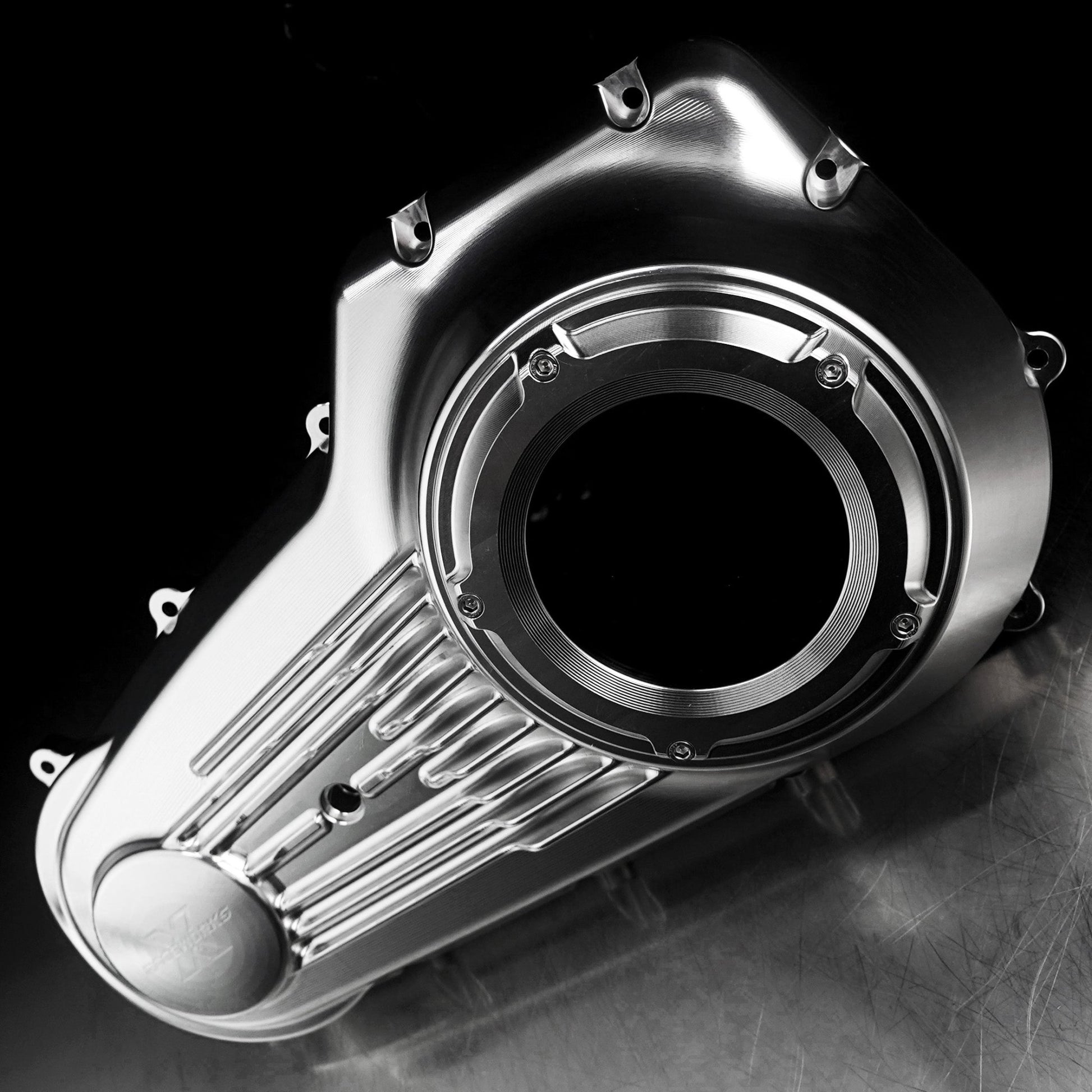Raceworks Outer Primary Cover RR Style - Dyna 08 - 17 - Henne Company