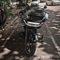 Wings Custom Diablo Chopper Brutale 1-1/2" Engine Guard / Crash Bar - Road Glide 14-26 - Gloss Black / Matte Black