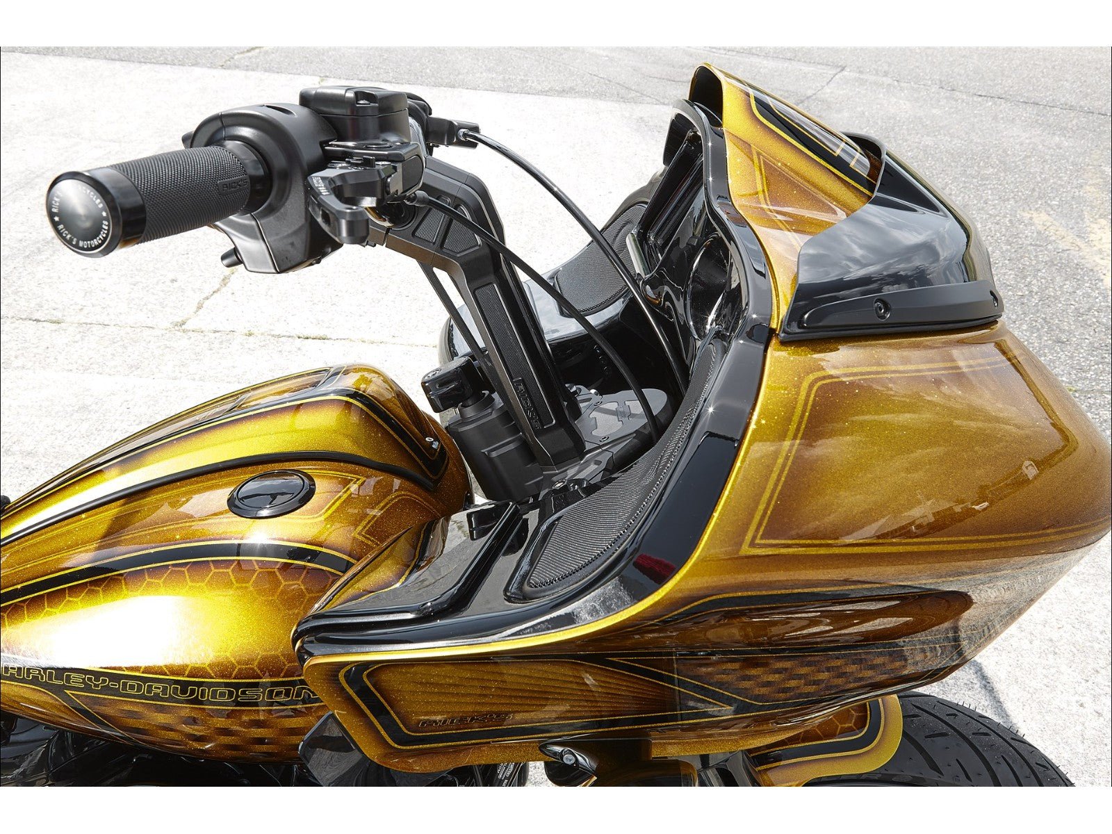 Rick's 10" Clubstyle Riser Set For Digital Speedo - Road Glide 14 - 23 - Henne Company