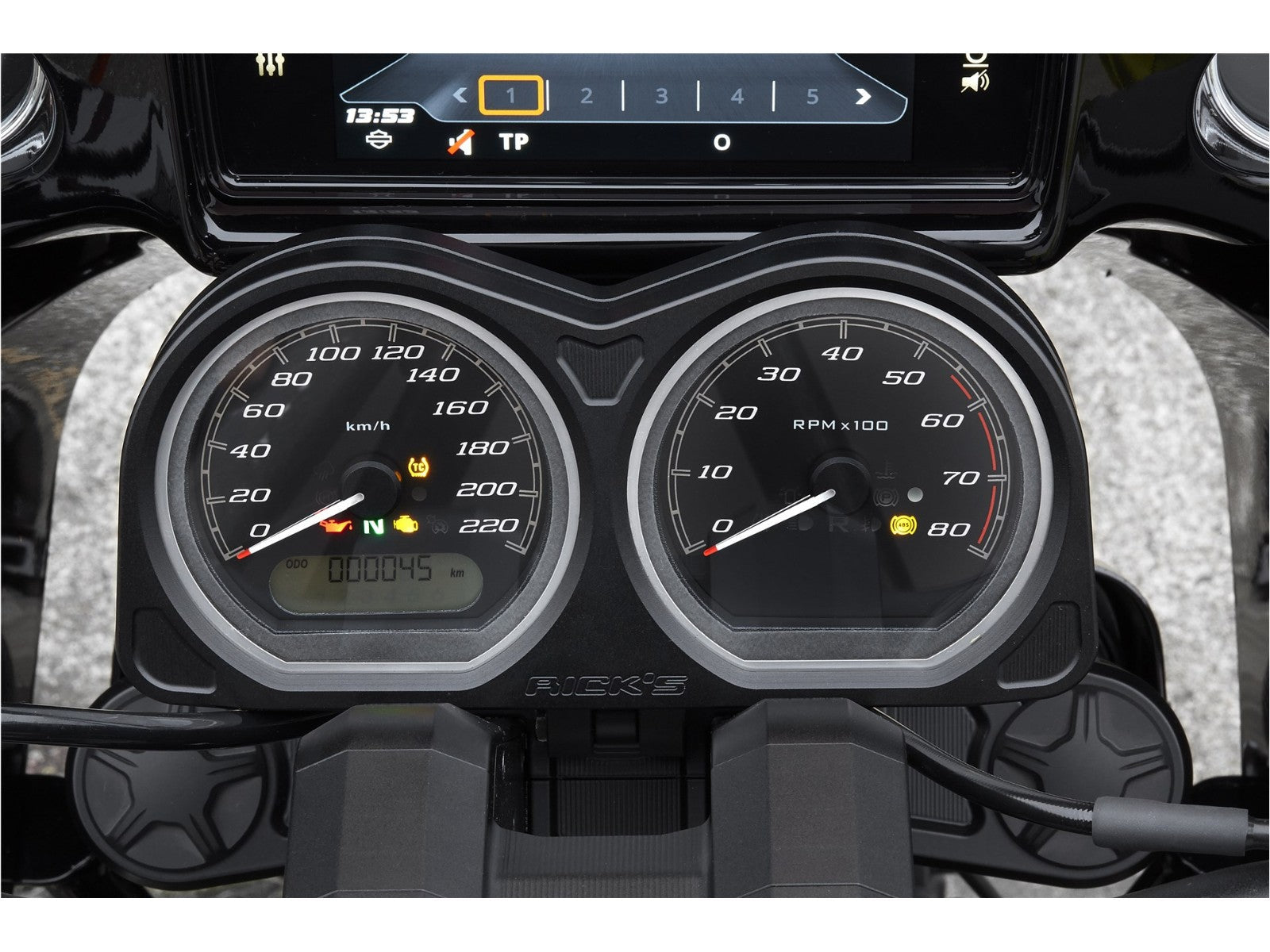 Rick's 10" Clubstyle Triple Tree Complete - Road Glide 14 - 23 - Henne Company