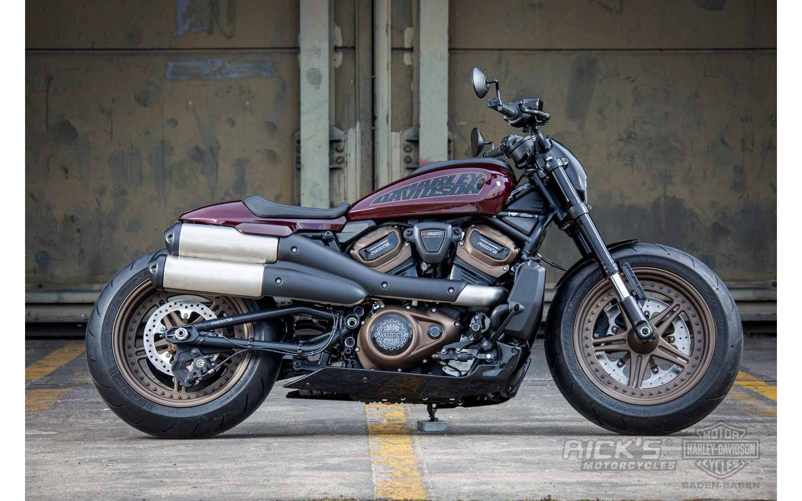 Rick's 17" Front Fender Steel - Sportster S 21 - up - Henne Company
