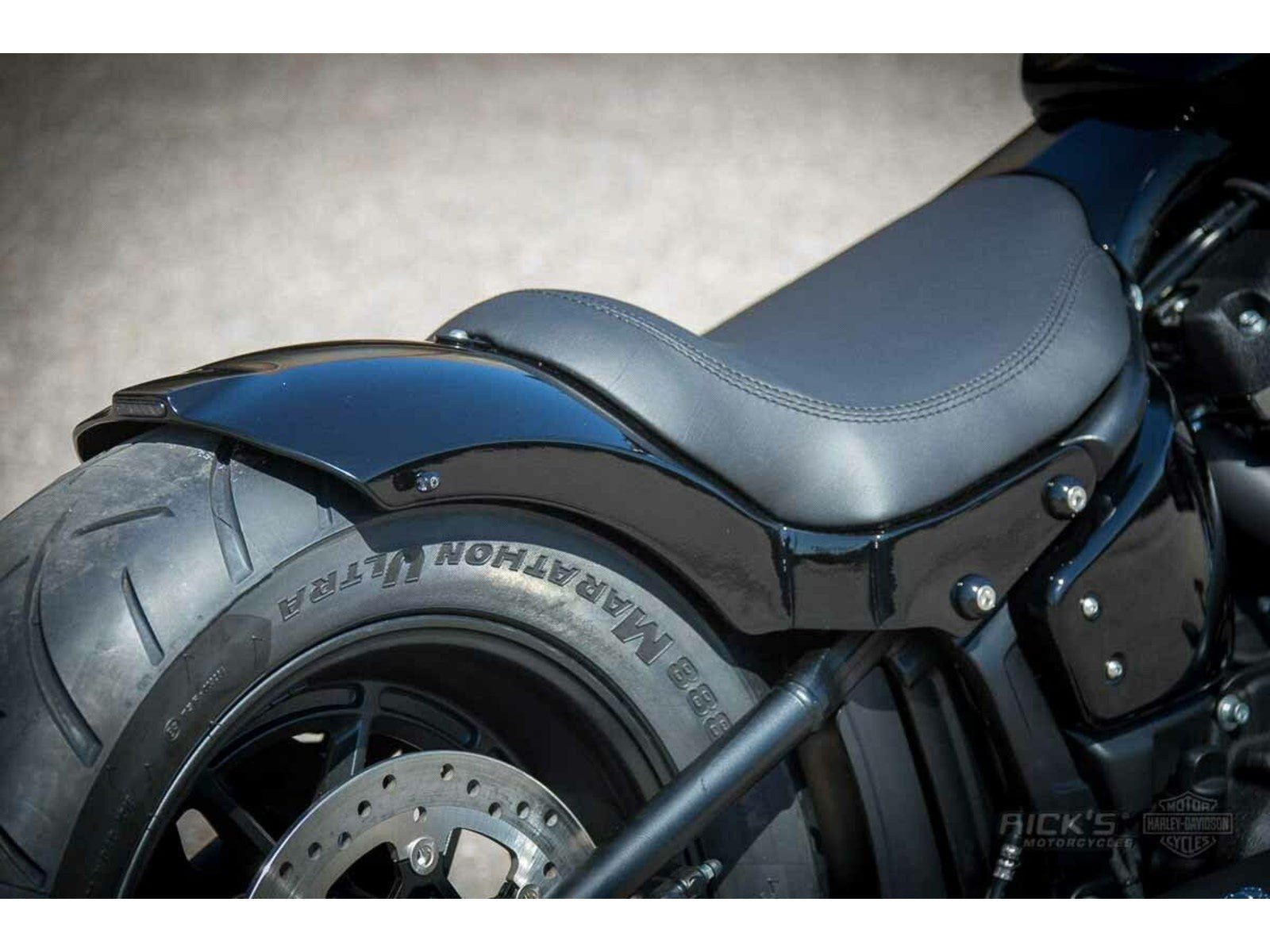 Rick's 180 Steel Rear Fender - Softail Narrow 18 - up - Henne Company