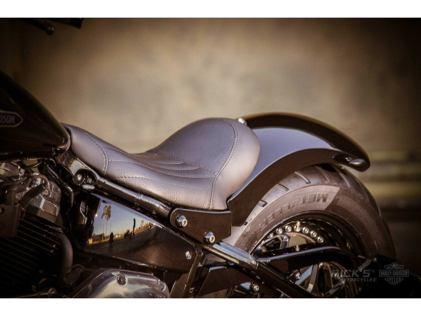 Rick's 180/200 Steel Rear Fender Complete Set - Softail Narrow 18 - up - Henne Company