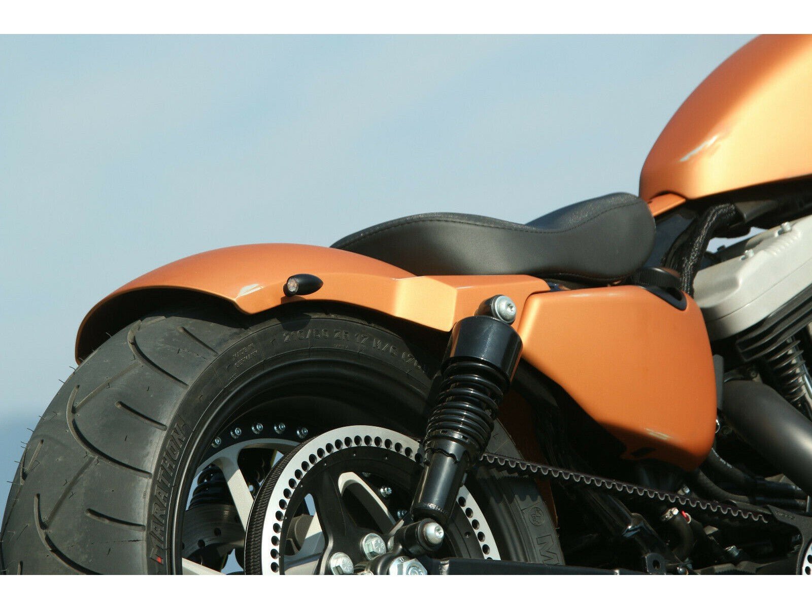 Rick's 180/210/240 Steel Rear Fender - Sportster 10 - up - Henne Company