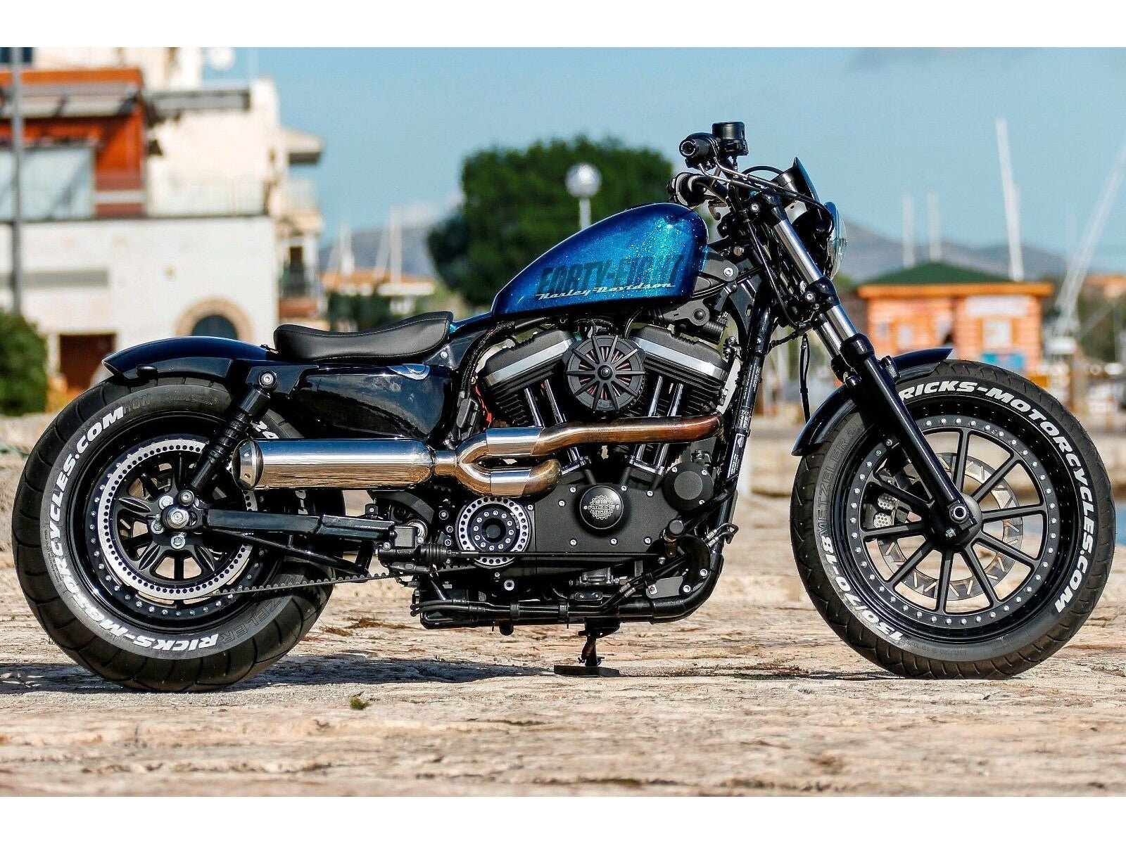 Rick's 180/210/240 Steel Rear Fender - Sportster 10 - up - Henne Company