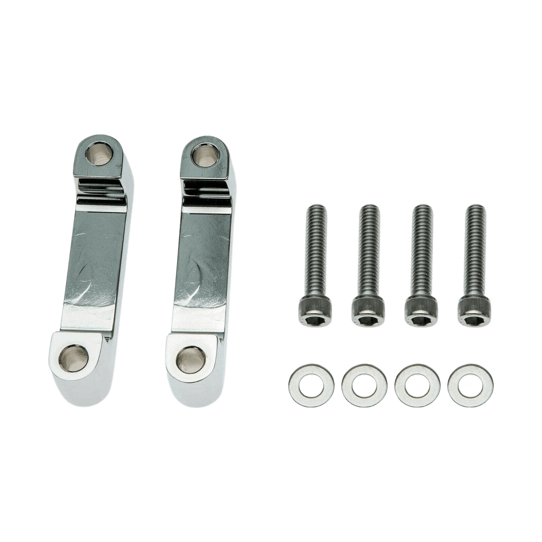 Rick's 21" Front Fender Spacer Kit Polished - Touring 14 - up - Henne Company