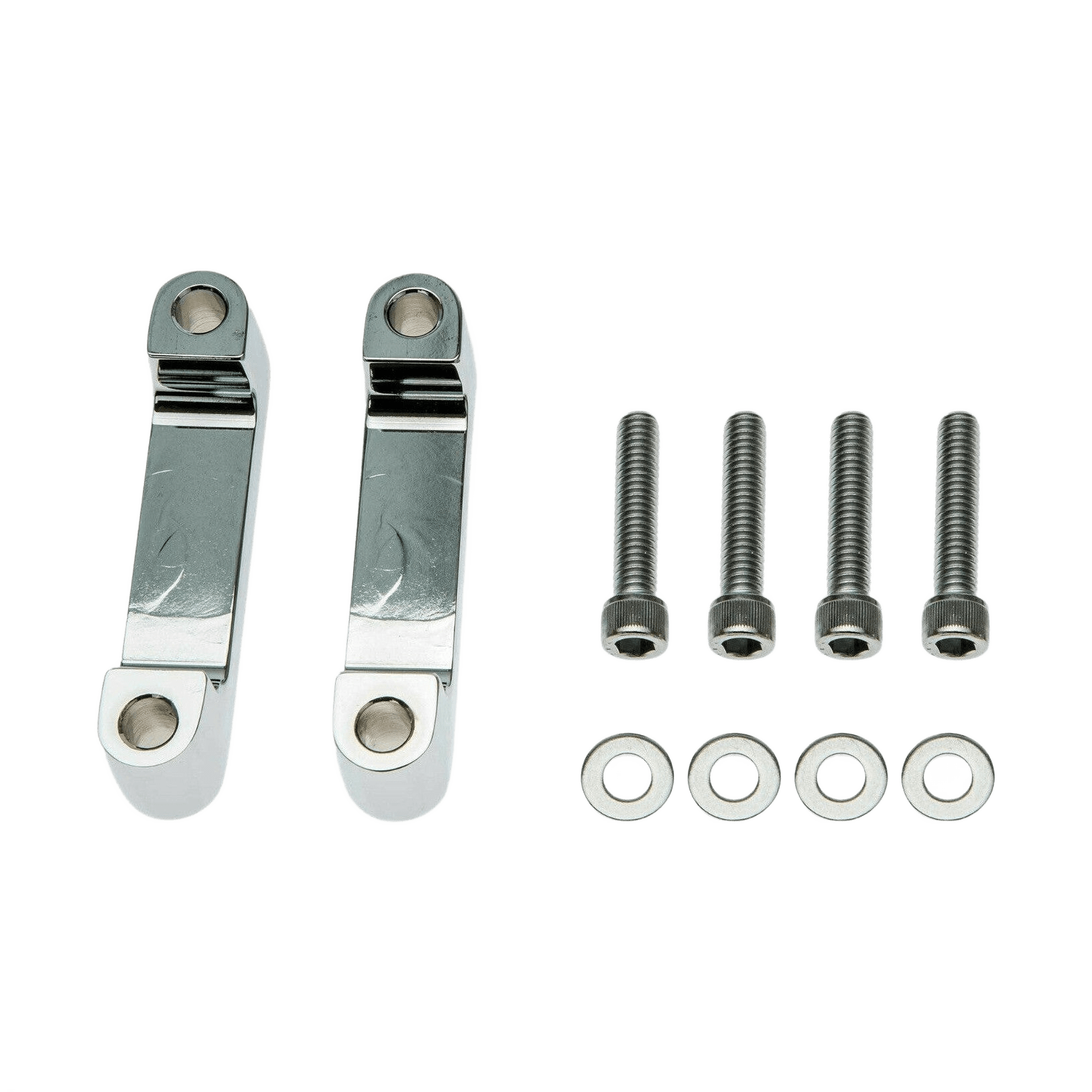 Rick's 21" Front Fender Spacer Kit Polished - Touring 14 - up - Henne Company
