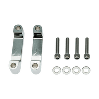 Rick's 21" Front Fender Spacer Kit Polished - Touring 14 - up - Henne Company