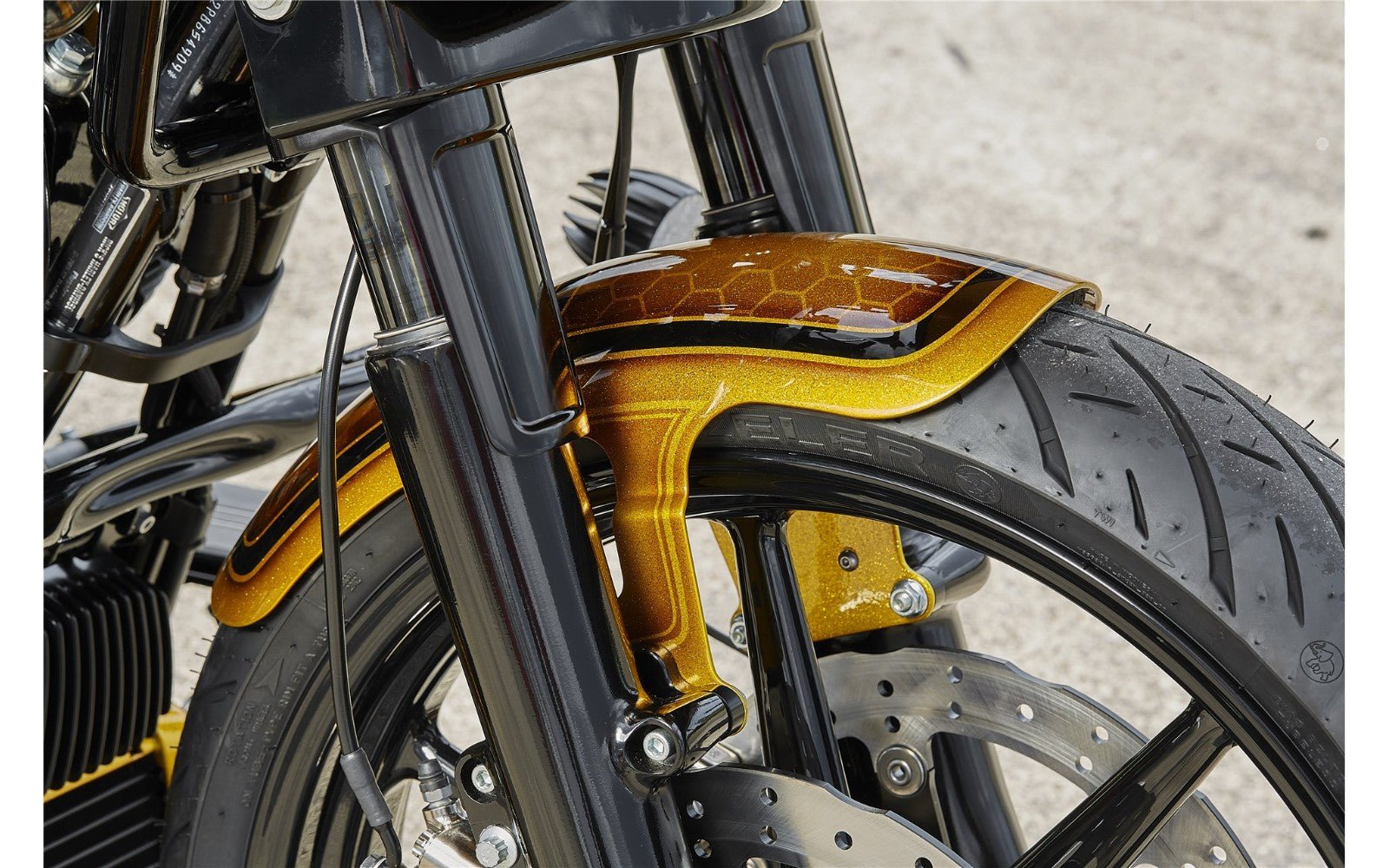 Rick's 21" Front Fender Steel - Touring 07 - up - Henne Company