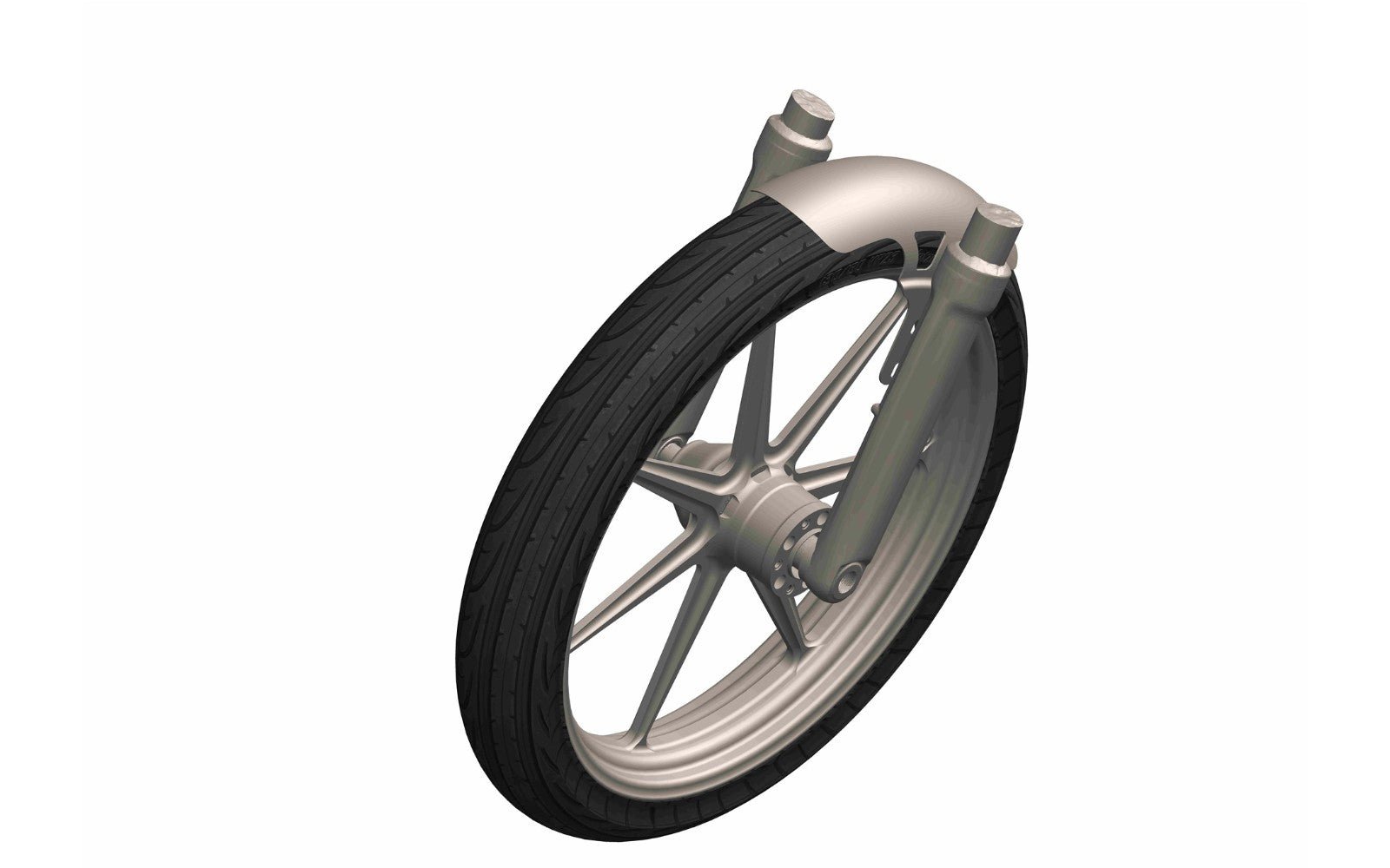 Rick's 23" Front Fender Steel - Breakout 13 - up - Henne Company