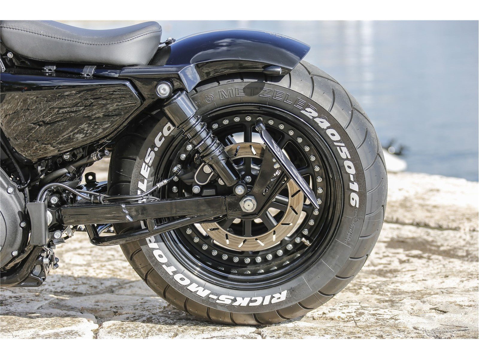 Rick's 240 Extended Swingarm - Sportster 14 - up - Henne Company