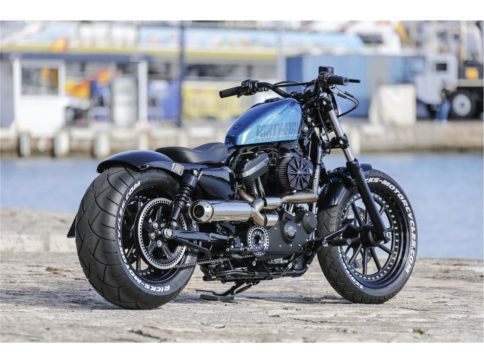 Rick's 240 Extended Swingarm - Sportster 2007 - 2013 - Henne Company