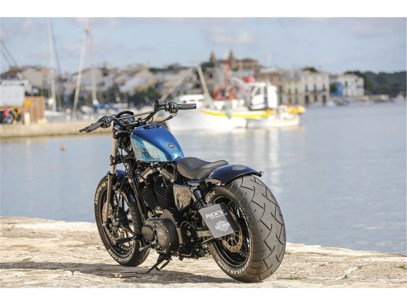 Rick's 240 Extended Swingarm - Sportster 2007 - 2013 - Henne Company