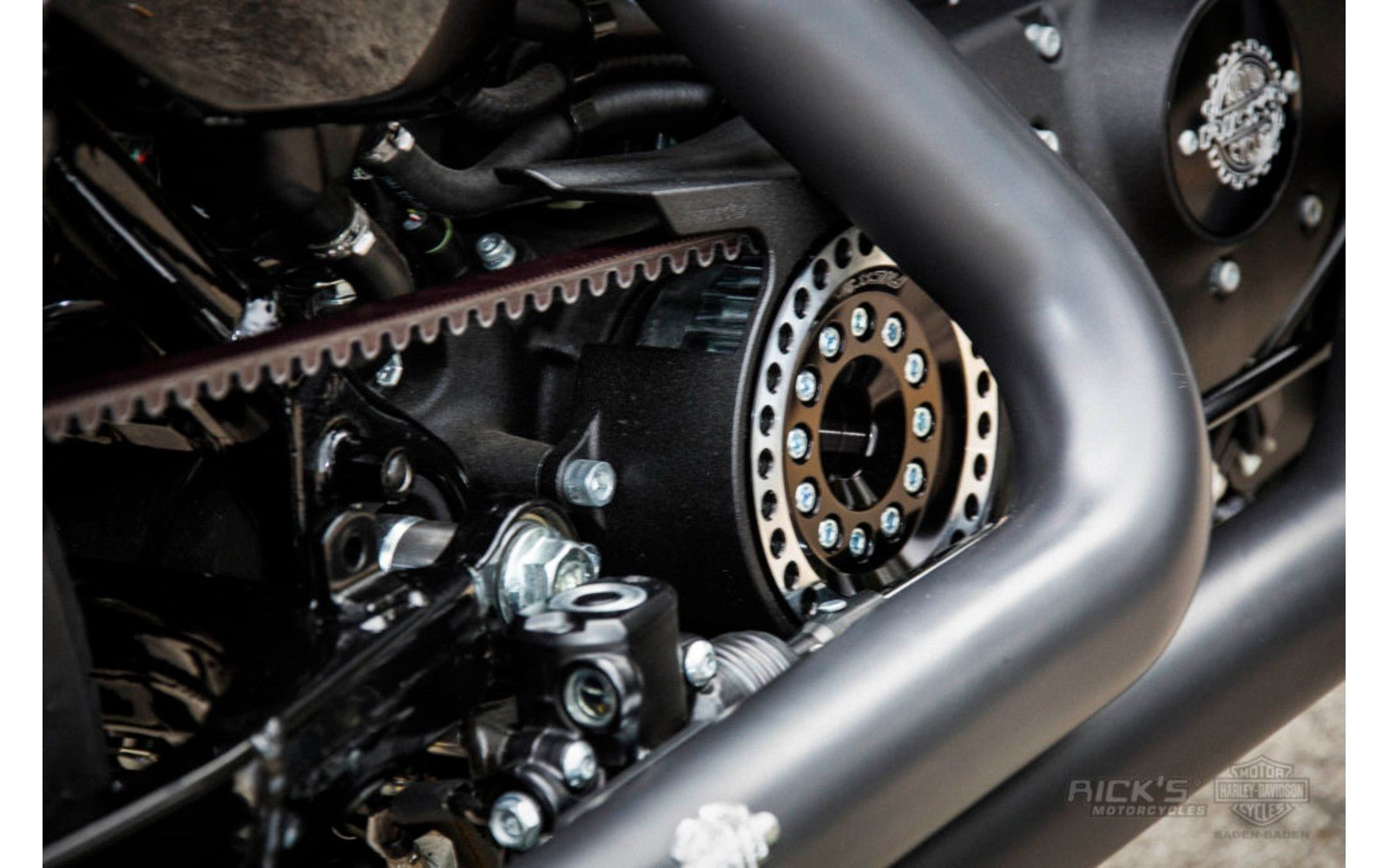 Rick's 24mm Offset Sprocket Cover - Sportster 09 - up - Henne Company