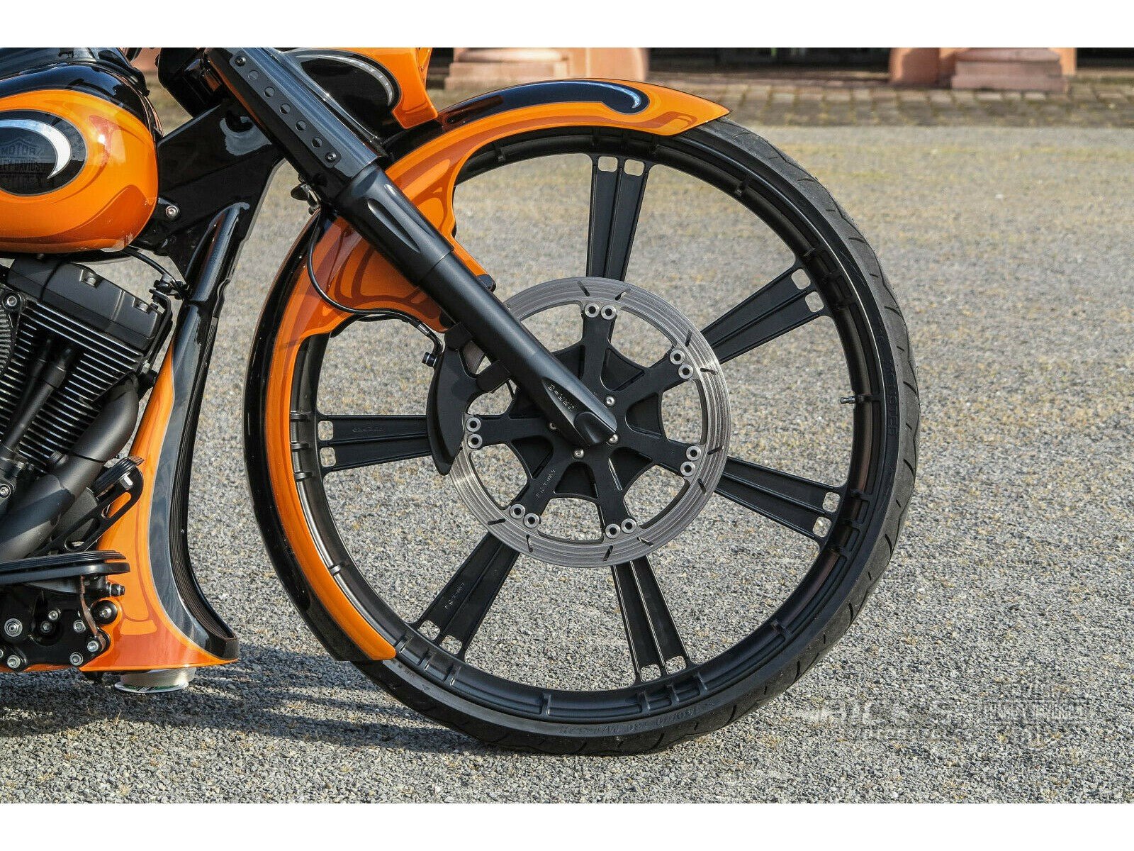 Rick's 30" Steel Front Fender - All Touring - Henne Company