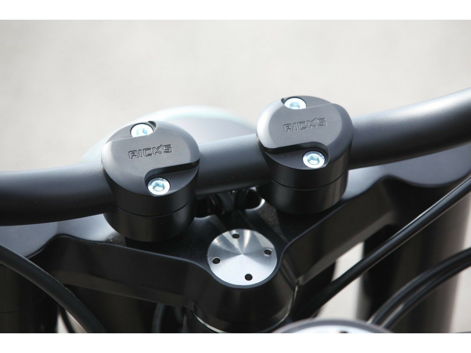 Rick's 30mm Bar Risers "Classic" Polished - Henne Company