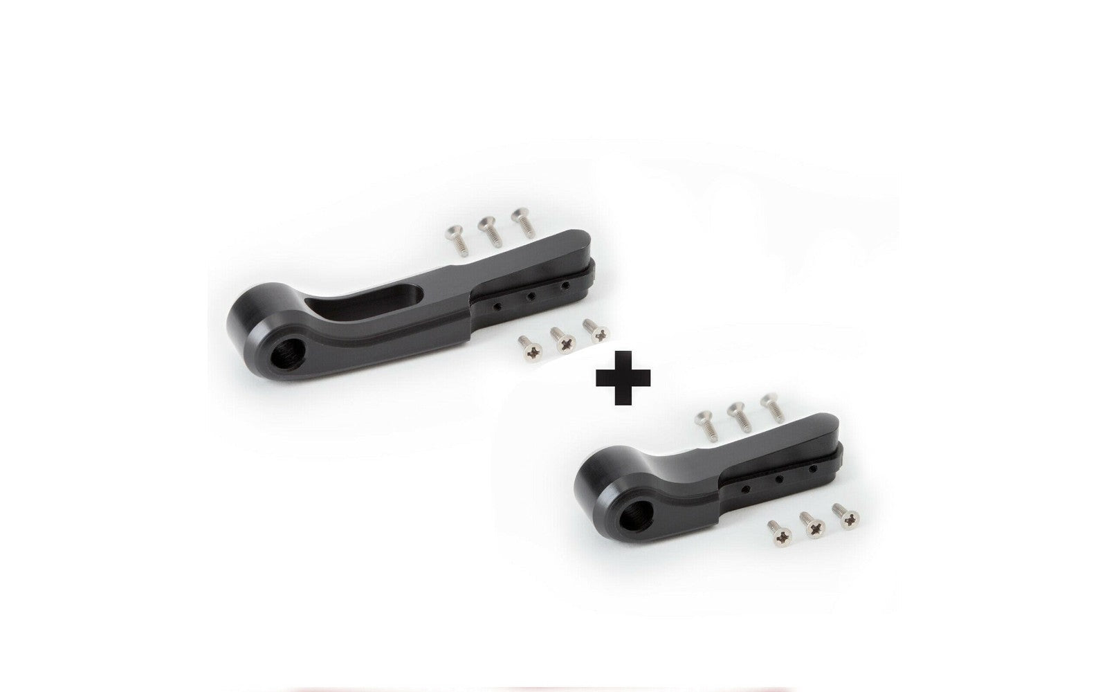 Rick's Adjustable Levers Set "Good Guys" Black - Sportster 14 - up - Henne Company