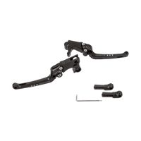 Rick's Adjustable Levers Set "Good Guys" Black - V - Rod 06 - up / Touring 14 - 16 - Henne Company