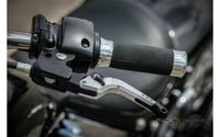 Rick's Adjustable Levers Set "Good Guys" Silver - Softail 18 - up - Henne Company