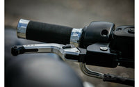 Rick's Adjustable Levers Set "Good Guys" Silver - Softail 18 - up - Henne Company
