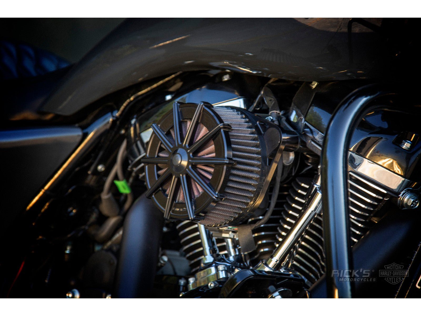Rick's Air Filter "Good Guys 2" Black Spoke - Henne Company
