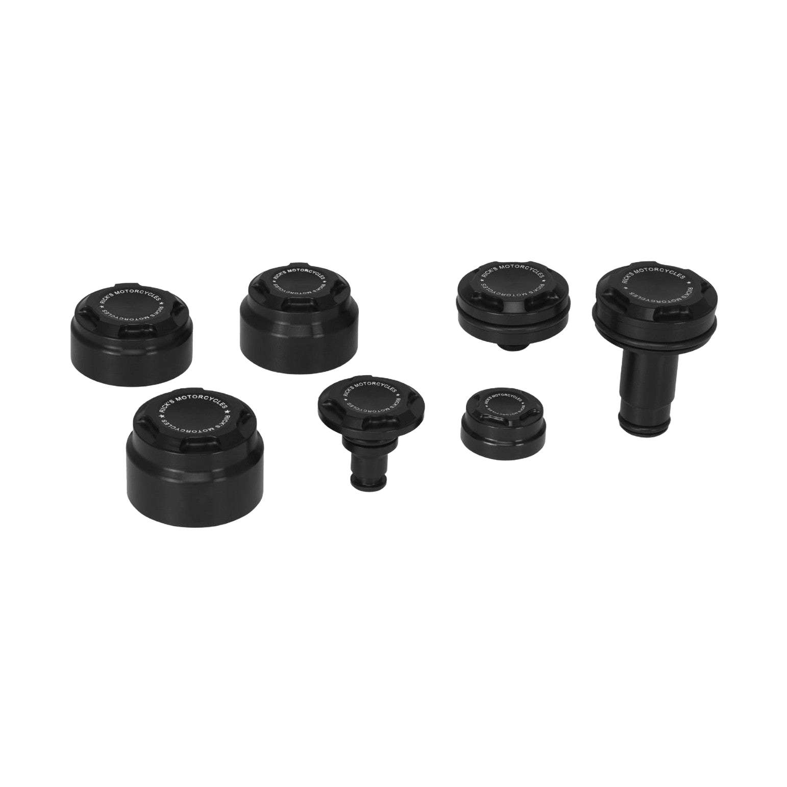 Rick's Axle Cover Set Premium - Fat Bob 18 - up - Henne Company