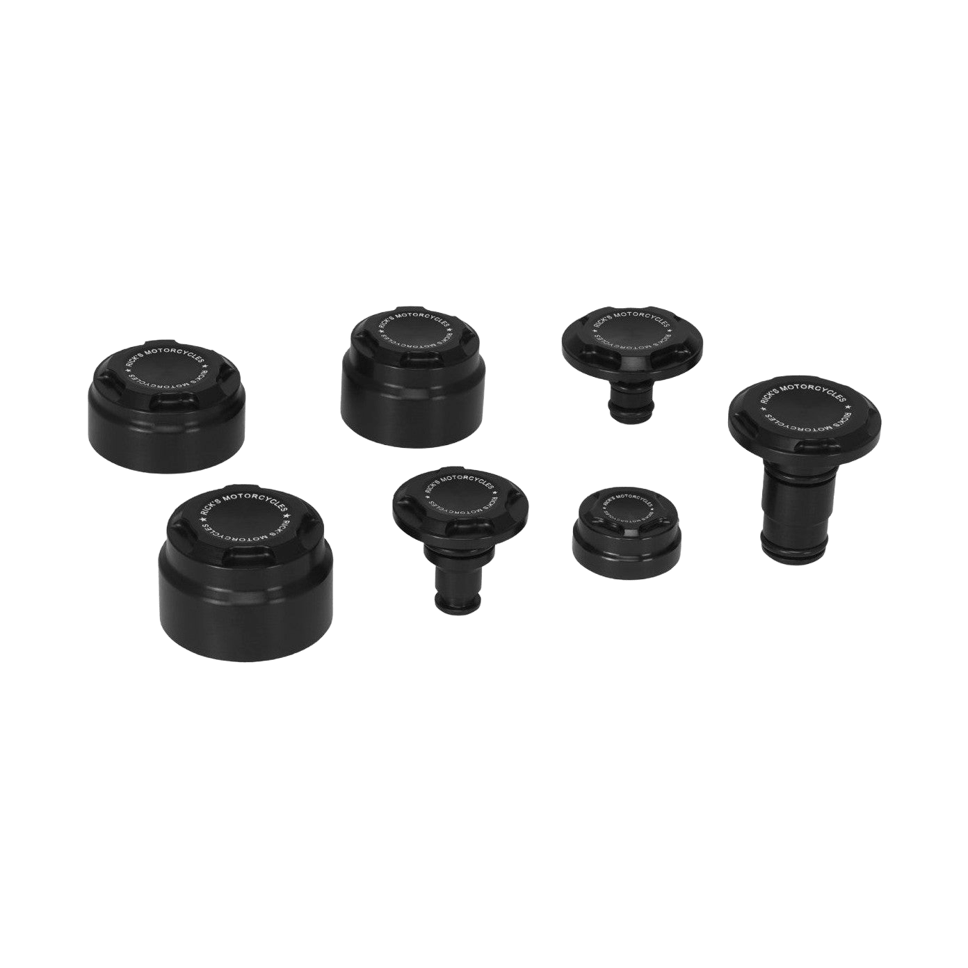 Rick's Axle Cover Set Premium - Steet Bob / Slim etc 18 - up - Henne Company