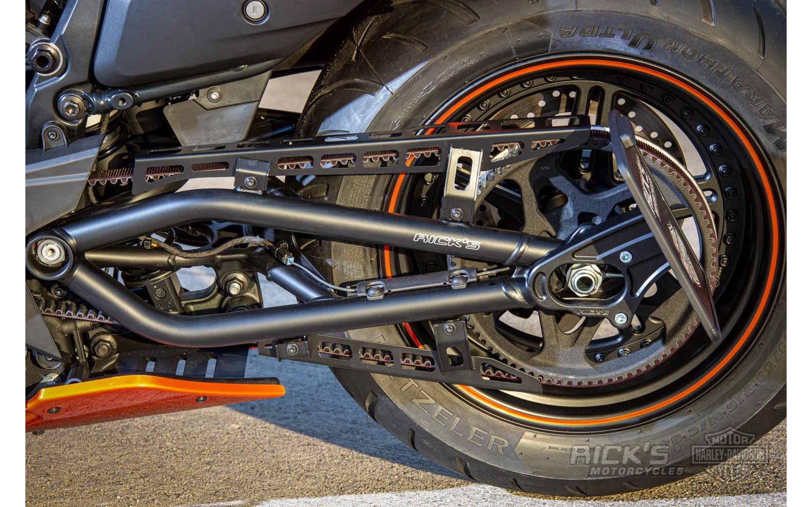 Rick's Belt Guard Matte Set - Sportster S 21 - up - Henne Company