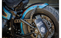 Rick's Belt Guard Square Cut Polished - Softail 08–17 - Henne Company