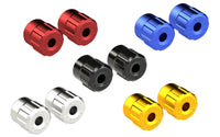 Ricks' Clubstyle Crash Bar End Caps Black - Henne Company