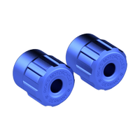 Rick's Clubstyle Crash Bar End Caps Blue - Henne Company
