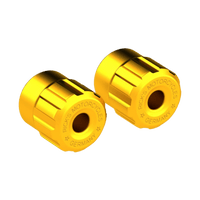 Rick's Clubstyle Crash Bar End Caps Gold - Henne Company