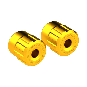 Rick's Clubstyle Crash Bar End Caps Gold - Henne Company