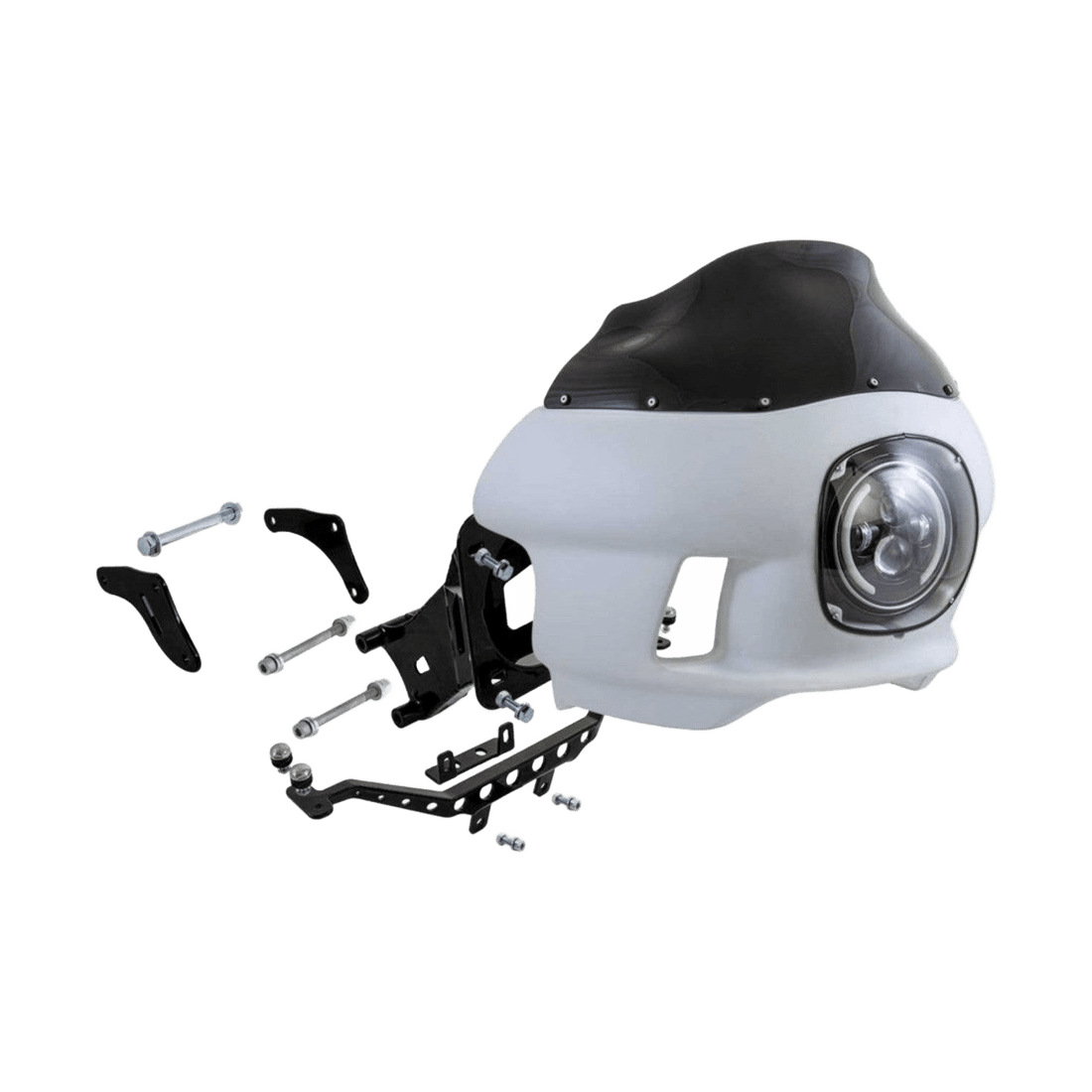 Rick's Clubstyle Fairing FXRP FXRT Police Replica - Softail 18 - up - Henne Company