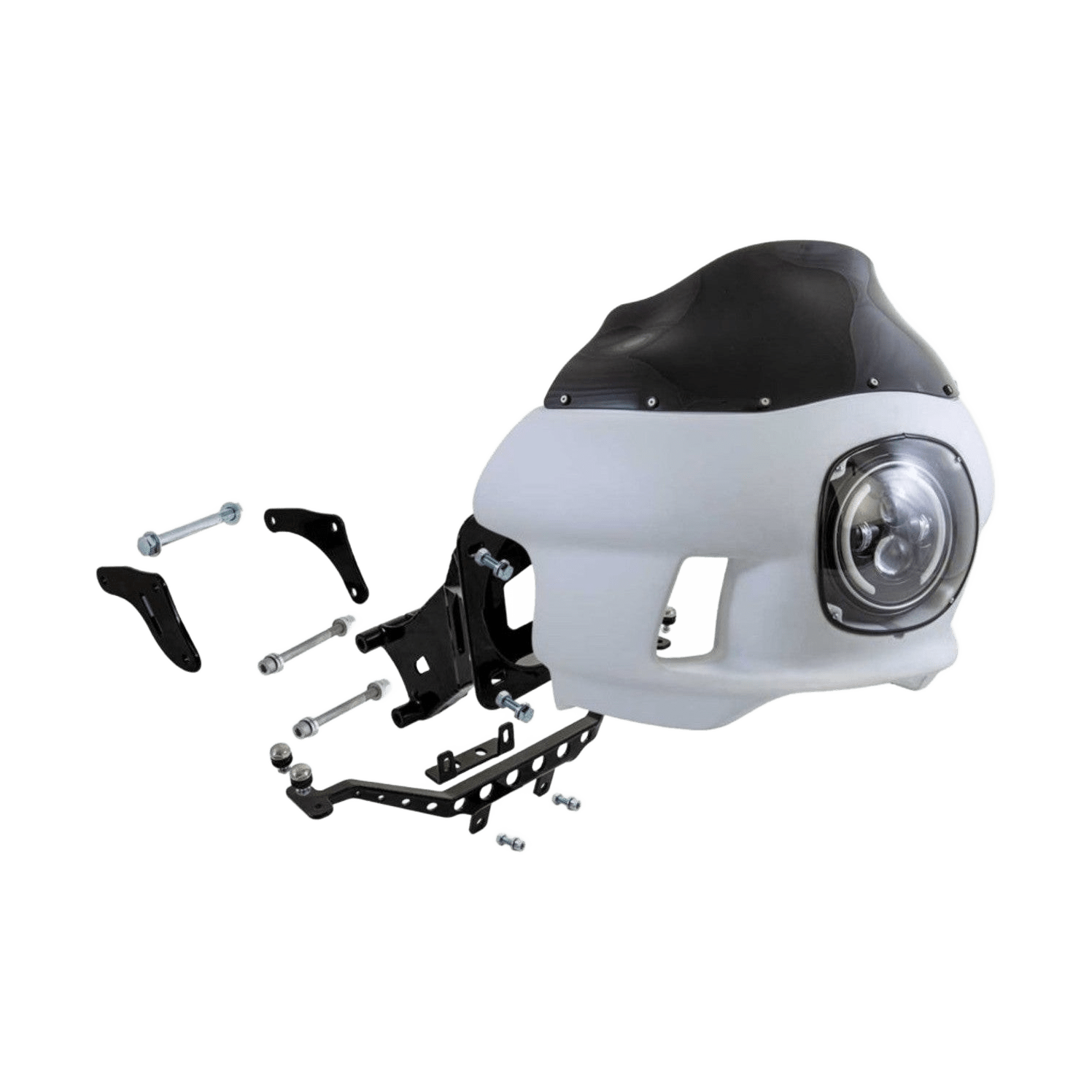 Rick's Clubstyle Fairing FXRP FXRT Police Replica - Softail 18 - up - Henne Company