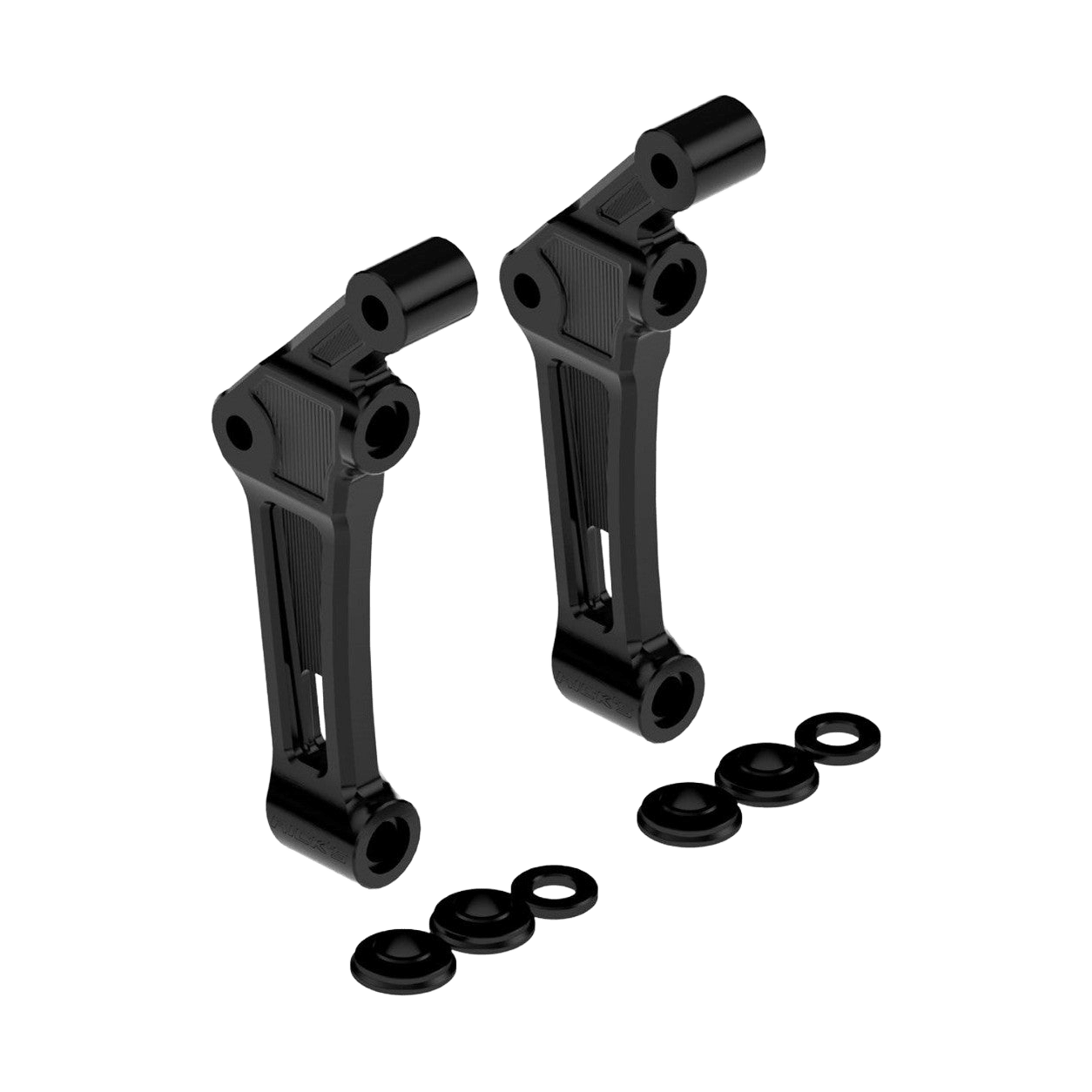 Rick's Clubstyle Front Brake Radial Caliper Adapter Left Side 300mm - 07 - up - Henne Company