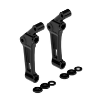 Rick's Clubstyle Front Brake Radial Caliper Adapter Left Side 300mm - 07 - up - Henne Company