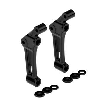 Rick's Clubstyle Front Brake Radial Caliper Adapter Left Side 300mm - 07 - up - Henne Company