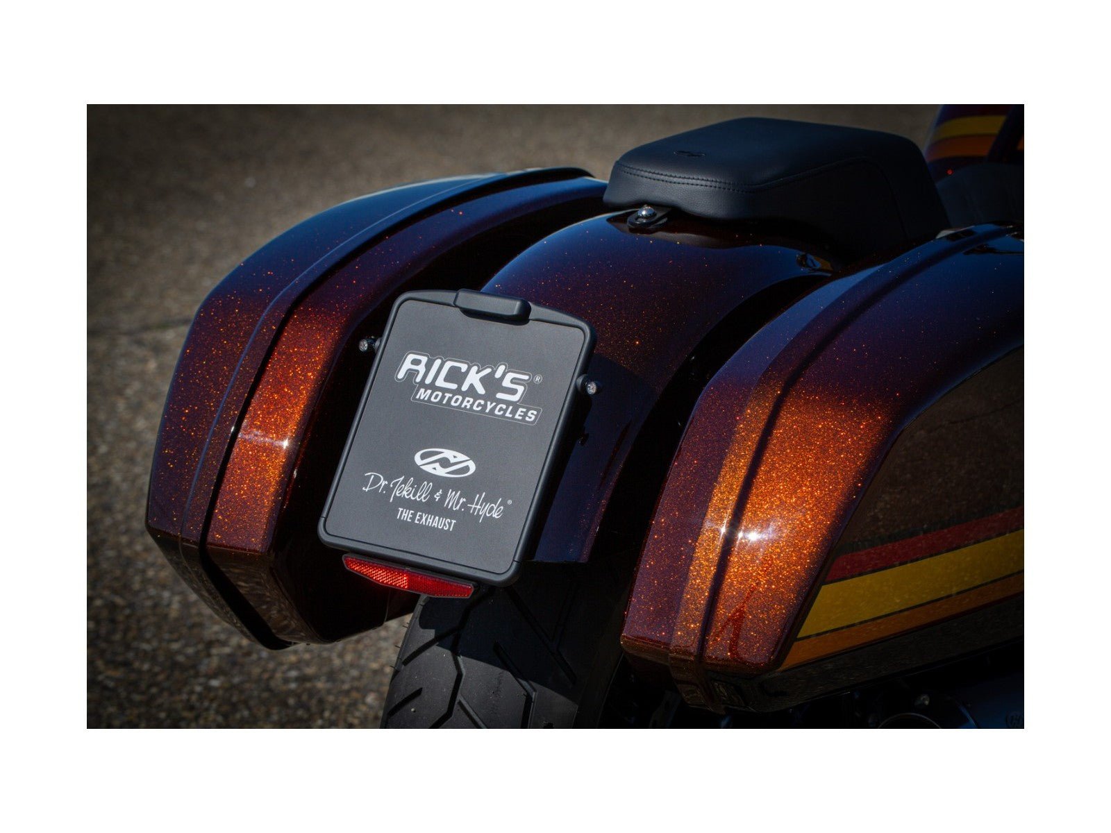 Rick's Complete License Plate With Mounting Adaptor - Softail 18 - up - Henne Company