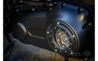 Rick's Derby Cover "Bullauge" Matte Black - Softail 07 - up - Henne Company