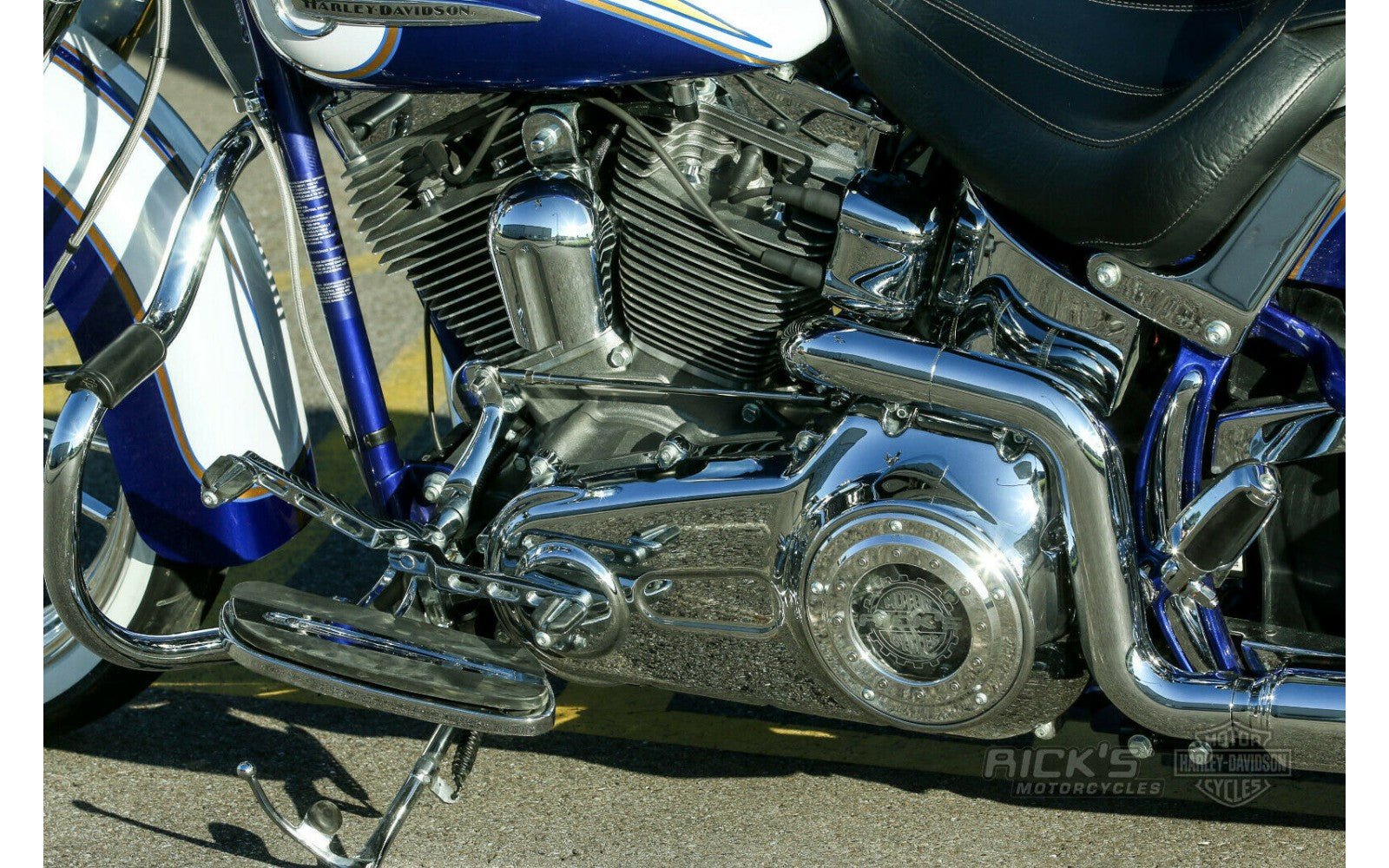 Rick's Derby Cover "Bullauge" Polished - Softail 07 - up - Henne Company