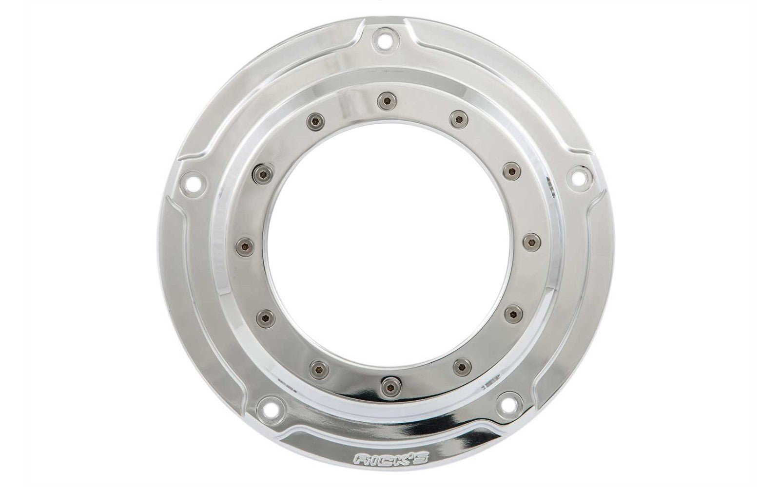 Rick's Derby Cover "Bullauge" Polished - Softail 19 - up - Henne Company