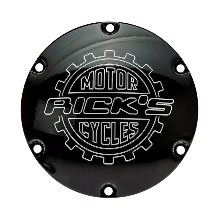 Rick's Derby Cover Gloss Black - Sportster 04 - up - Henne Company