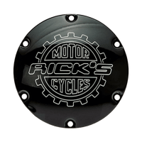 Rick's Derby Cover Gloss Black - Sportster 04 - up - Henne Company