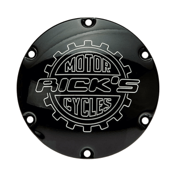 Rick's Derby Cover Gloss Black - Sportster 04 - up - Henne Company